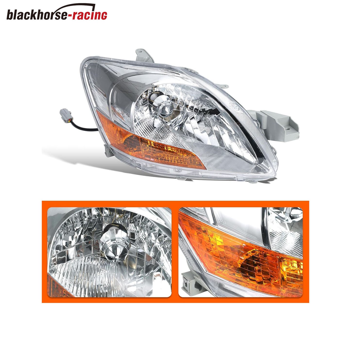 
                  
                    Headlight Set Left and Right Compatible for Toyota Yaris Sedan 2007 2008 2009 2010 2011, Replaces OE number 8117052A80, 8113052A90
                  
                