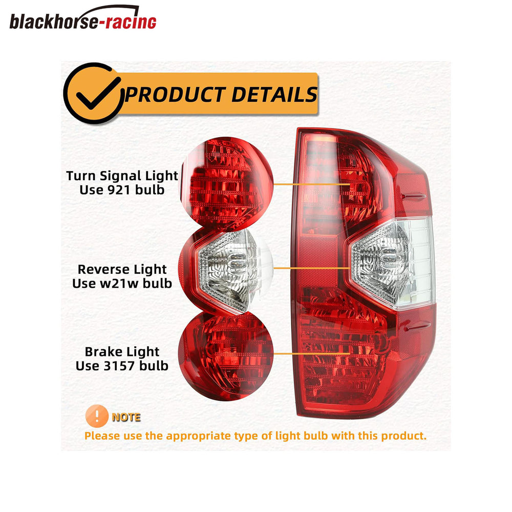 
                  
                    Right Passenger Side Rear Tail Light Brake Lamp Assembly Housing, Compatible with Toyota Tundra 2014 2015 2016 2017 2018 2019 2020 2021, Replace 81550-0C101, TO2801193
                  
                