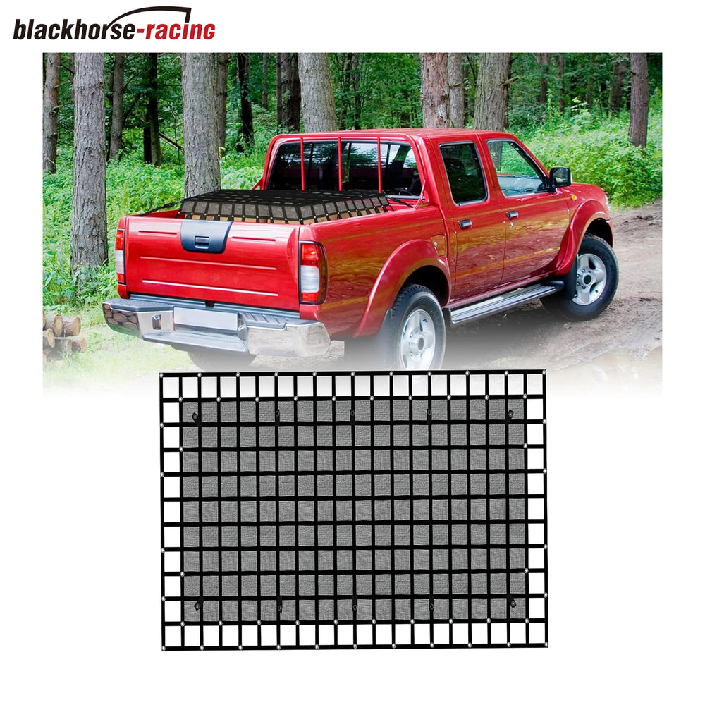 
                  
                    Heavy Duty Truck Cargo Net - 10.5' x 14.5' 1500lbs Capacity XL Cargo Net for Pickup Truck Bed, SUV, Jeep & Trailer with Buckles & S-Hooks & Strap
                  
                