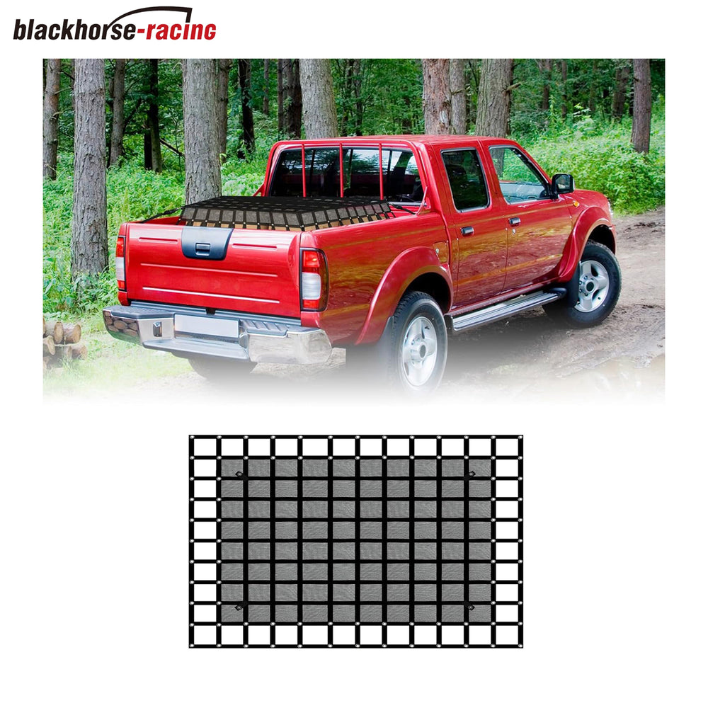 
                  
                    Heavy Duty Truck Cargo Net with Mesh, 6.75 ft x 8 ft 1500LBS Capicity Truck Bed Cargo Net, Stretchable Cargo Net with Straps & Cam Buckles & J-Hooks for Pickup Truck Bed (81" x 96")
                  
                