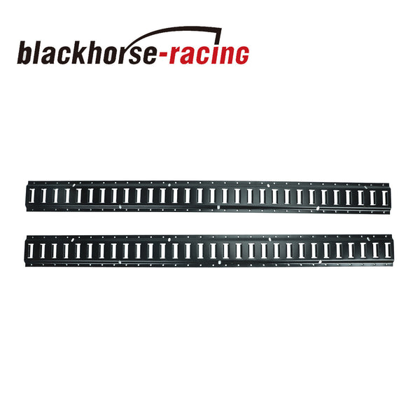 2 Pack 5ft E Track Tie Down Rails System Steel Horizontal 5' E Track for Trailer