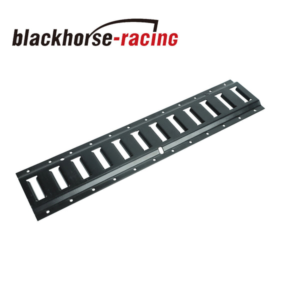 4X 2' E Track (Horizontal Black) for Enclosed Trailer Cargo Truck Van Hauler 2ft