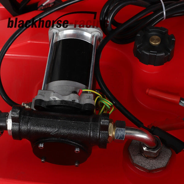 48 Gallon 12V DC Portable Fuel Tanks with Gasoline Fuel Transfer Pump 15 GPM