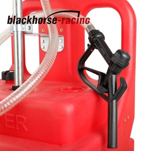 32 Gallon 6.5FT Delivery Hose 120L Portable Fuel Tank with Heavy Duty Top Handle