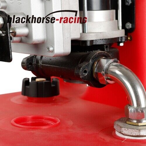 Portable Fuel Tank With 12 V Fuel Transfer Pump 15 GPM With Handle 32 Gallon