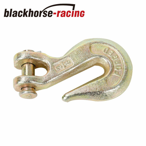 4X G70 3/8" Clevis Grab Hooks for Wrecker Tow Chain Flatbed Trailer Tie-Down