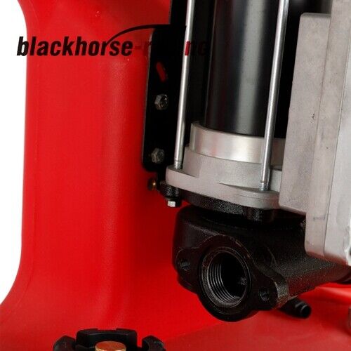 Portable Fuel Tank With 12 V Fuel Transfer Pump 15 GPM With Handle 32 Gallon