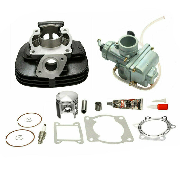 FOR Yamaha Blaster 200 YFS20 CYLINDER+CARBURETOR+PISTON GASKET TOP END KIT SET - www.blackhorse-racing.com