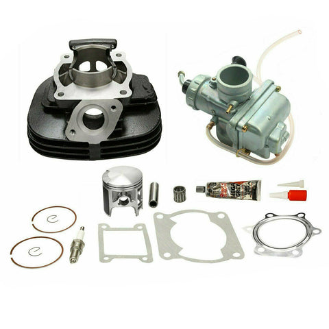 FOR Yamaha Blaster 200 YFS20 CYLINDER+CARBURETOR+PISTON GASKET TOP END KIT SET - www.blackhorse-racing.com