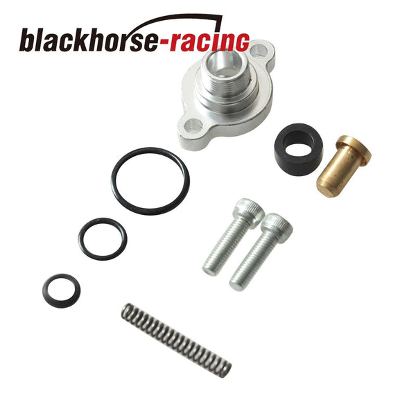 Fit Ford 7.3 Powerstroke Diesel Fuel Pressure Regulator Billet Valve Cap Kit - www.blackhorse-racing.com