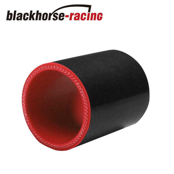 Universal 12pcs 2.5'' Coupler + Chrome Piping + Intercooler Kit+T-Bolt Clamps - www.blackhorse-racing.com