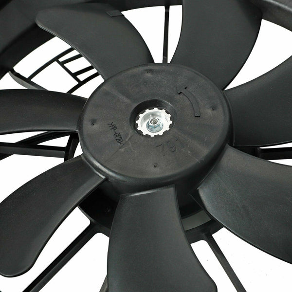 (2) Radiator Cooling Fan For 13-17 Honda Accord w/ Blade Motor &Shroud HO3113134 - www.blackhorse-racing.com