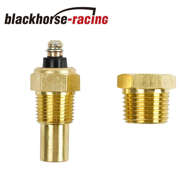 3/8" NPT Dual Electric Cooling Fan Wiring Install Switch165/185 Thermostat Relay - www.blackhorse-racing.com