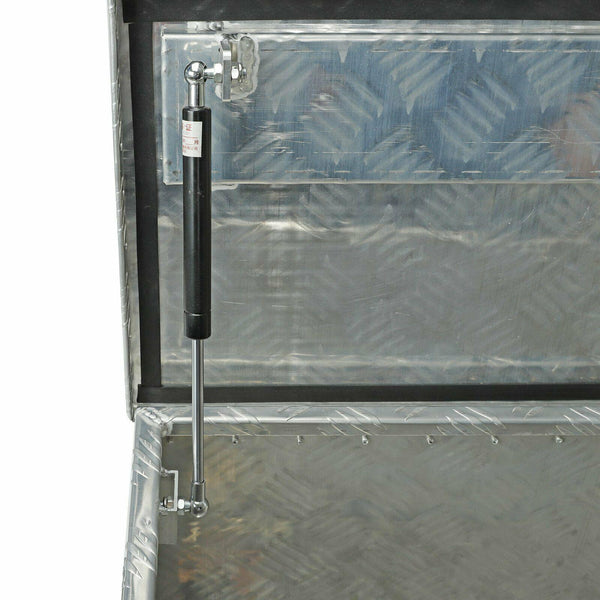 39"X13"X10" PICKUP TRUCK TRUNK BED TOOL BOX TRAILER STORAGE+LOCK CHROME ALUMINUM - www.blackhorse-racing.com