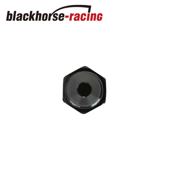 3AN to 1/8 NPT Adapter Straight Pipe Thread to 3 AN Flare Fitting Black