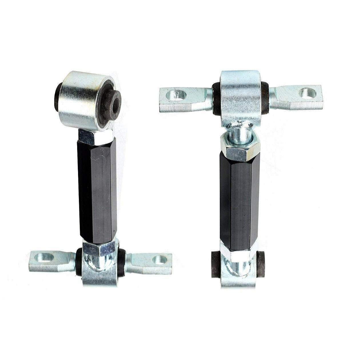 For 92-95 96-00 Honda Civic EG EK Racing Suspension Rear Upper Camber Kit Black - www.blackhorse-racing.com