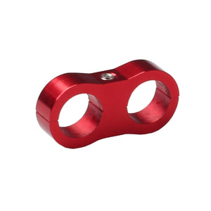 6AN Hose Separator Clamp Adapter Bracket Billet For Oil Fuel Water Hose - www.blackhorse-racing.com