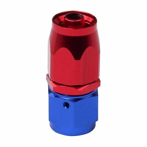 AN12 AN-12 Straight Swivel Oil/Fuel/Gas Hose Line End Fitting Adapter Blue&Red - www.blackhorse-racing.com