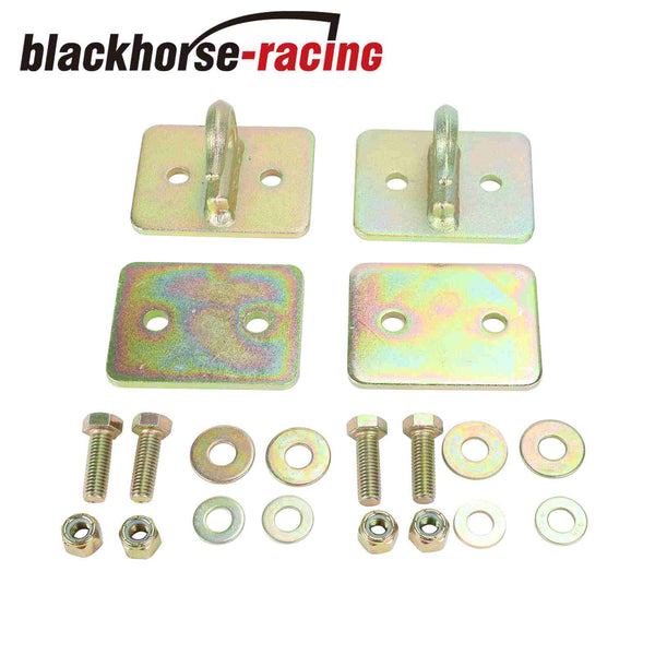 2X 5/16 Inch Bolt On Grab Hooks Mount G70 steel w/ Backer Plate Include Hardware