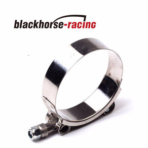 1PC 3.25" (3.50"-3.82") 301 Stainless Steel T Bolt Clamps Clamp 89mm-97mm - www.blackhorse-racing.com