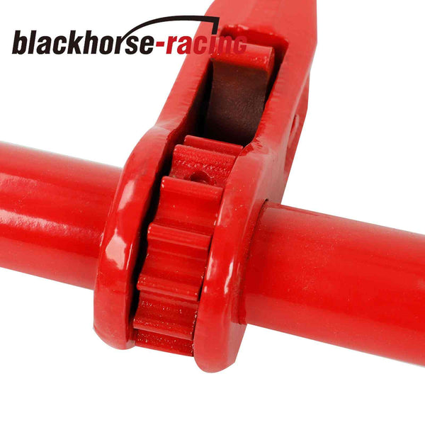 2 PACK Ratchet Chain Load Binder 3/8"-1/2" Chain Hook Tie Down Rigging Equipment