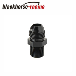 Straight Adapter 10 AN to 1/2 NPT Fitting Black HIGH QUALITY!