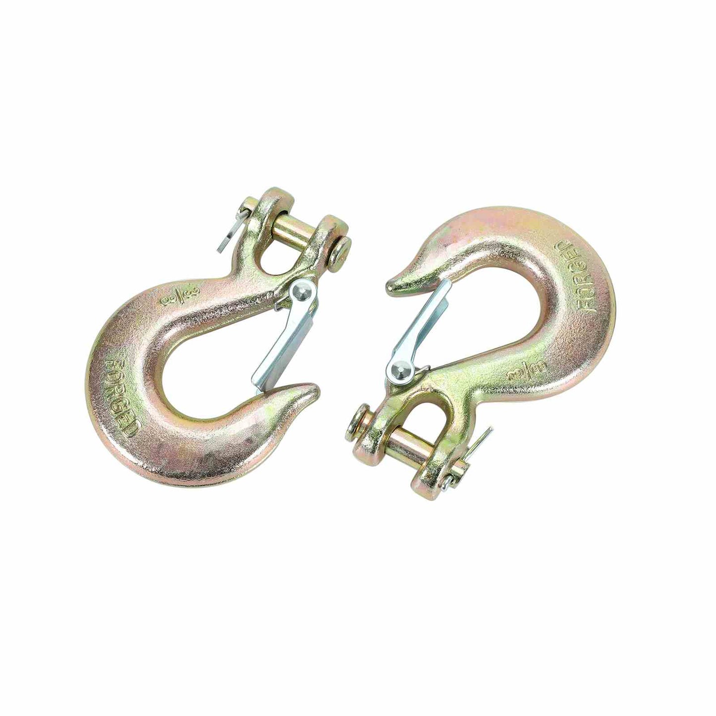 
                  
                    2PCS 3/8" Inch Trailer Truck Clevis Slip Hook Tow Chain Hook Grade 70 With Latch
                  
                