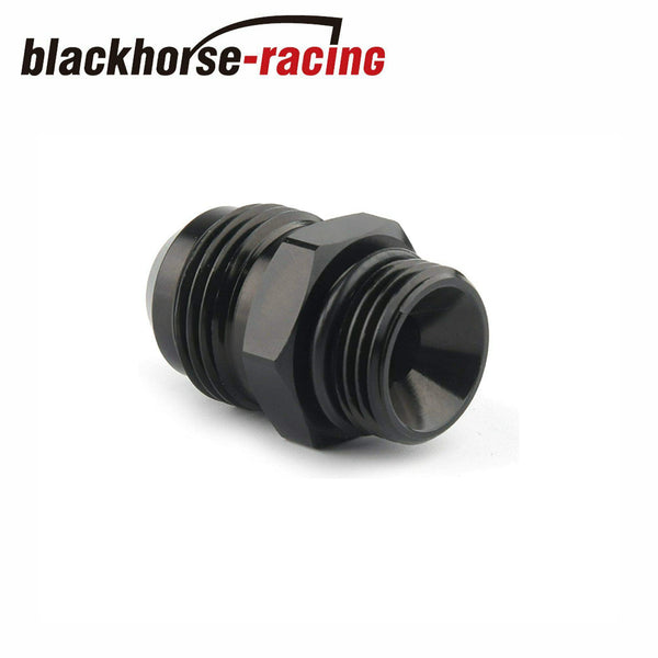 ORB-8 O-ring Boss AN8 8AN to AN10 10AN Male Adapter Fitting Black