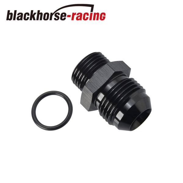 ORB-10 O-ring Boss AN10 10AN to AN8 8AN Male Adapter Fitting Black