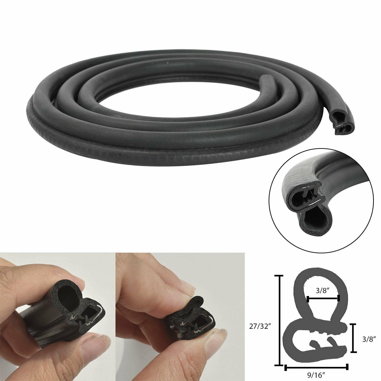 Rubber Seal Trim Lock Bulb Automotive Car Door Edge Protector Pinchweld 3FT X3 - www.blackhorse-racing.com