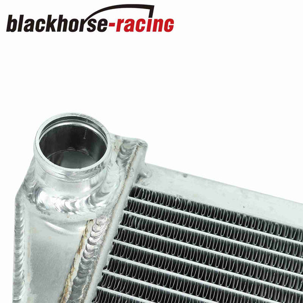 For 67-72 Chevy C/K10/20/30 Blazer 3 Row Aluminum Radiator+2X 12" Slim Fan Black