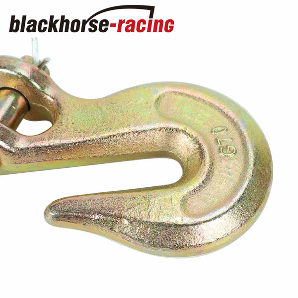 2PCS 1/2" G70 Clevis Grab Hooks Chain Hook Tie Down Towing Flatbed Truck Trailer