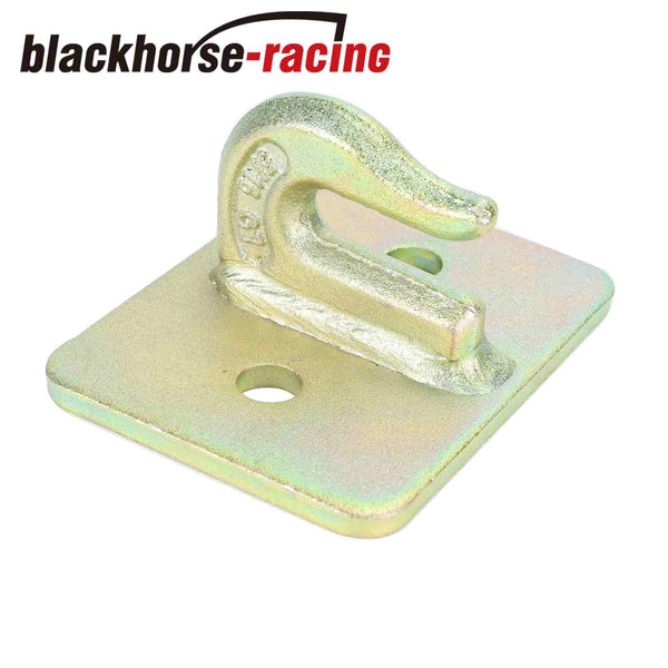 2X 5/16 Inch Bolt On Grab Hooks Mount G70 steel w/ Backer Plate Include Hardware