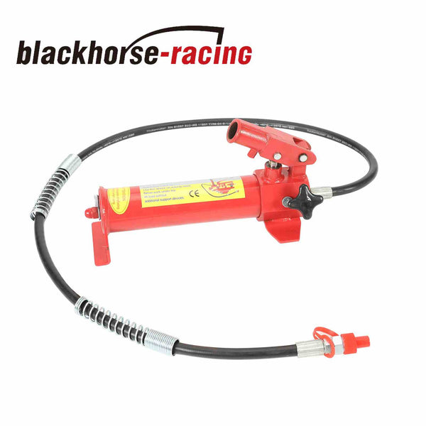 6 Ton Porta Power Hydraulic Jack Auto Body Frame Repair Kits Lift Ram 2 m Hose