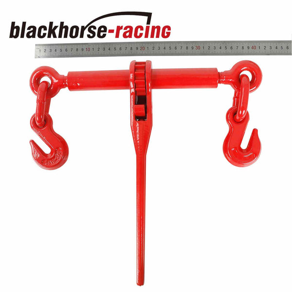 2 PACK G70 Ratchet Chain Load Binder 5/16"-3/8" Tie Down Rigging 5400 LBS WLL