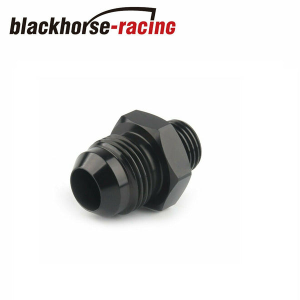 ORB-10 O-ring Boss AN10 10AN to AN8 8AN Male Adapter Fitting Black