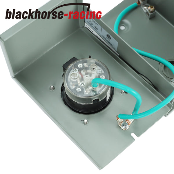 3 Prong 30Amp RV Generator Power Inlet Box 3750W NEMA L5-30P Outdoor Receptacle