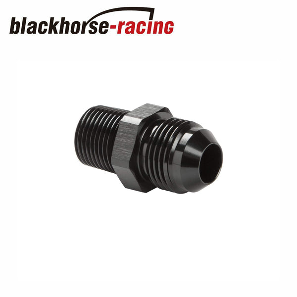 Straight Adapter 10 AN to 1/2 NPT Fitting Black HIGH QUALITY!