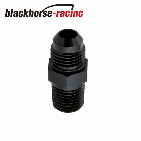 Straight Adapter 6 AN to 1/4 NPT Fitting Black HIGH QUALITY!