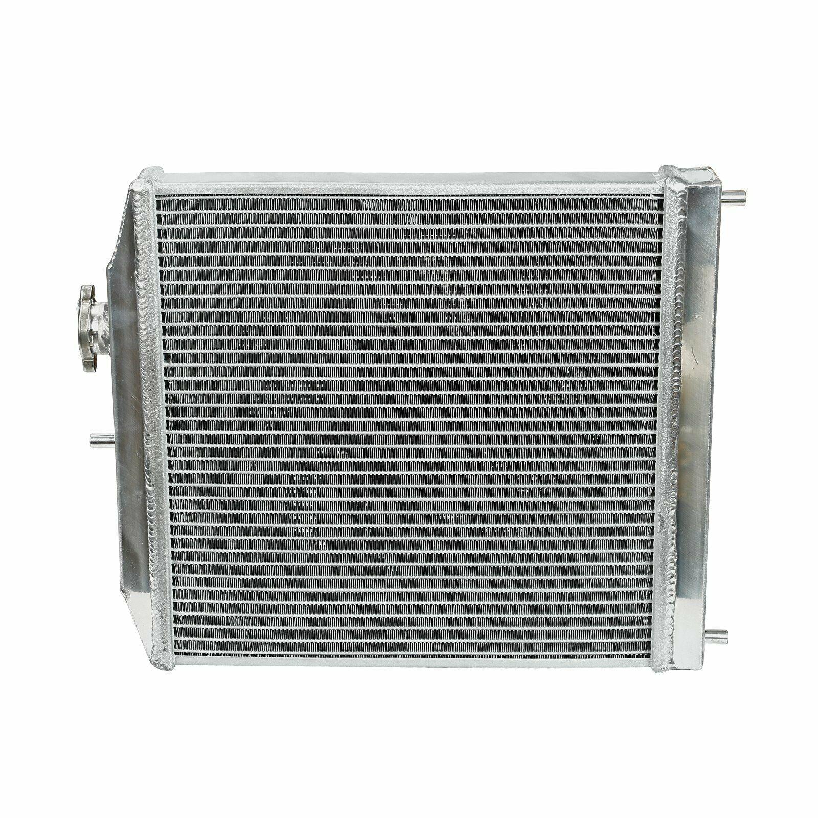 Aluminum 2 Row Racing Radiator + Fan Shroud Fit 92-00 Honda Civic /Acura Integra - www.blackhorse-racing.com