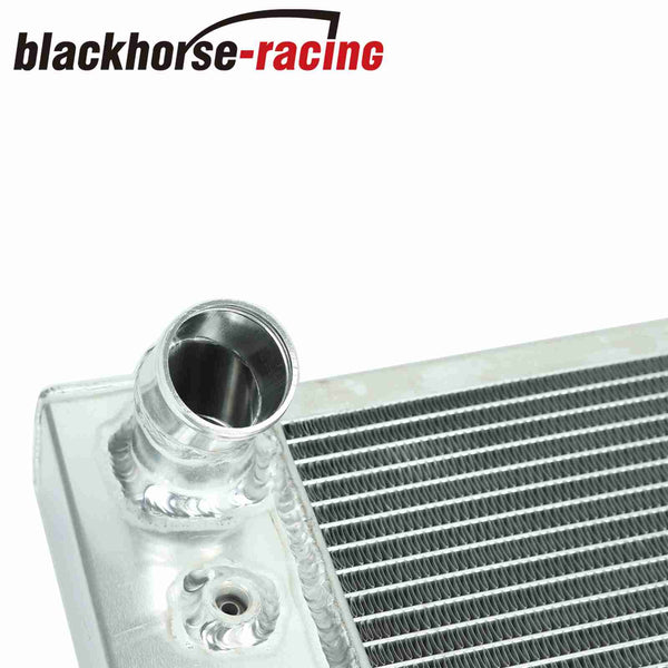 For 67-72 Chevy C/K10/20/30 Blazer 3 Row Aluminum Radiator+2X 12" Slim Fan Black