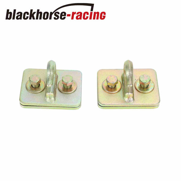 2X 5/16 Inch Bolt On Grab Hooks Mount G70 steel w/ Backer Plate Include Hardware