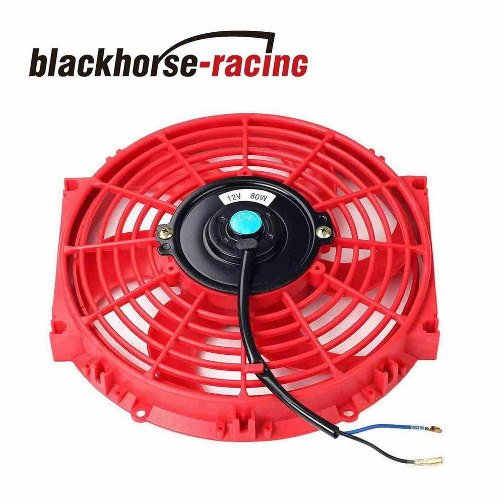 
                  
                    Electric Radiator 10'' Cooling Fan Red & 3/8" Probe Ground Thermostat Switch Kit
                  
                