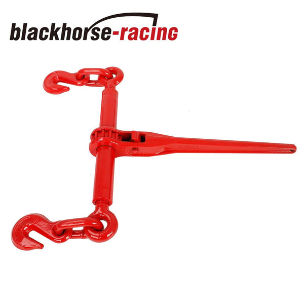 2 PACK G70 Ratchet Chain Load Binder 5/16"-3/8" Tie Down Rigging 5400 LBS WLL