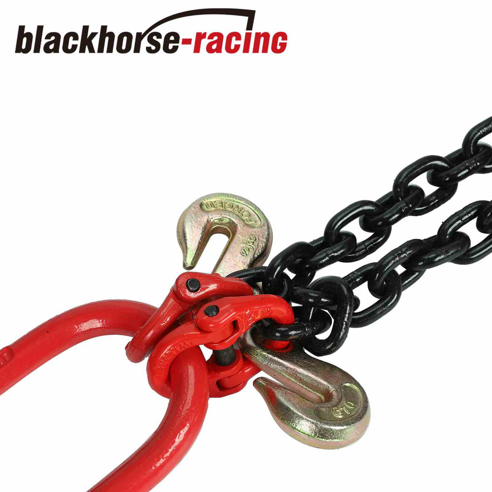 
                  
                    V-Chain w/ 3/8 x 3'Legs+15"J-Hook+Cradle Eye Grab Hooks G80 Tow Recovery 7100WLL
                  
                