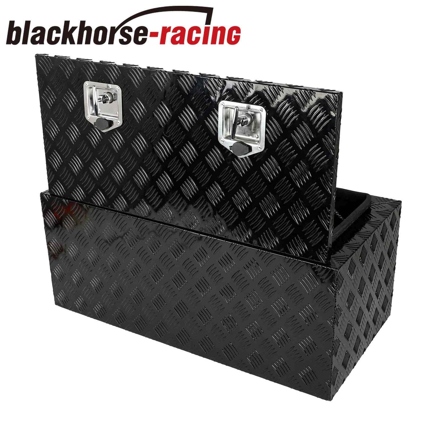 
                  
                    36" Black Aluminum Pickup Truck Trunk Bed Tool Box Trailer Storage + Lock w/ Key
                  
                