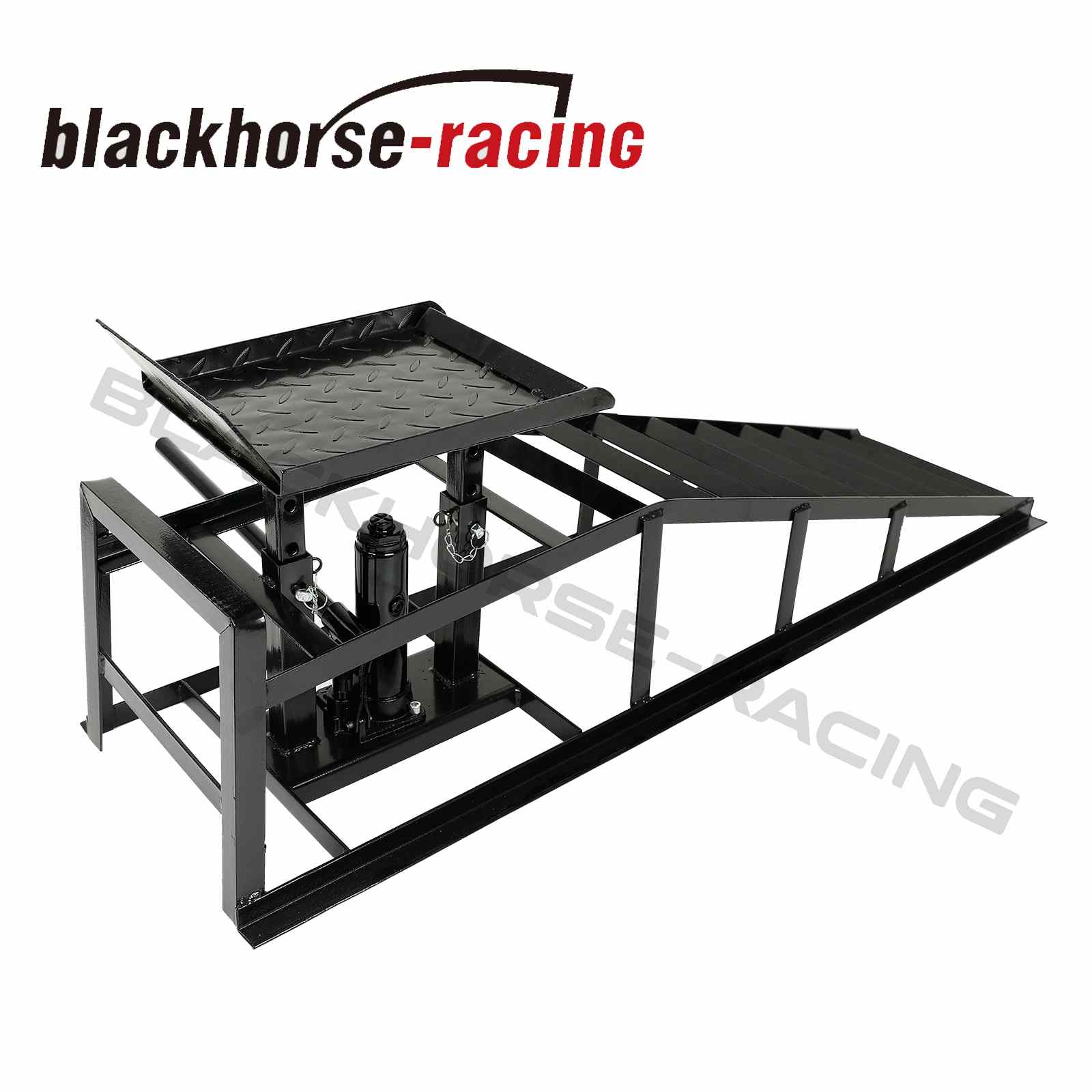 Hydraulic Car RampsHydraulic Vertical Ramps 5T/11000lbs Low Profile 1 ...