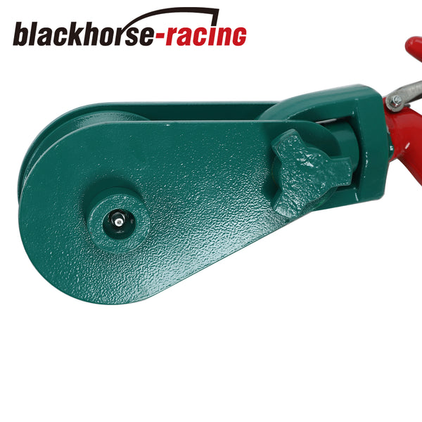 Snatch Block With Hook 4 Ton 4 1/2" Wire Rope Sheave Wrecker Tow Truck Recovery