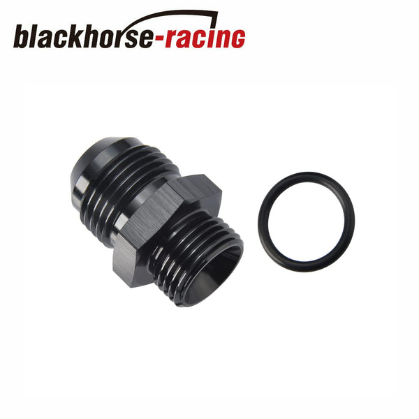 ORB-10 O-ring Boss AN10 10AN to AN8 8AN Male Adapter Fitting Black