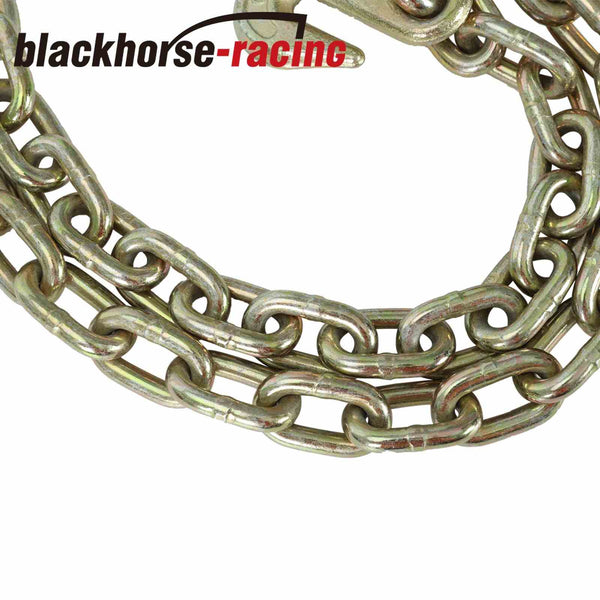 G70 4700 WLL V-Chain Bridle w/RTJ Cluster Hooks and Grab Hooks 3' Legs Tow Chain